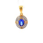 Zonder minimumprijs - Hanger Zilver, Verguld - 3.00ct. tw.