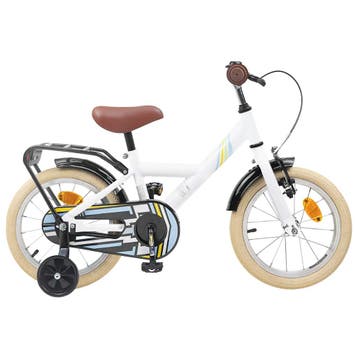 vidaXL Kinderfiets 16 Inch voor 4-6 jaar oud Wit, Verzenden, Nieuw