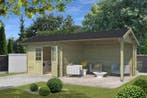 Outdoor Life Blokhut Maribel Groen Geïmpregneerd 680 x 300, Nieuw
