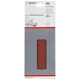 Bosch C430 Expert schuurpapier 93x230mm K40 8-gaten 10 stuks, Verzenden, Nieuw