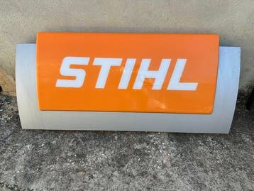 stihl - STIHL-expositiebord - stihl - Reclamebord - Metaal,