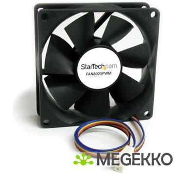 StarTech.com 80x25mm Ventilator Computerbehuizing met PWM, Verzenden, Nieuw