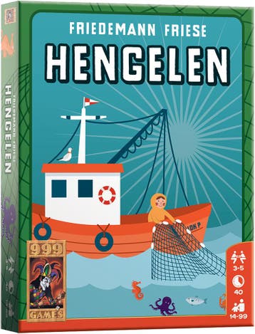 Hengelen - Kaartspel | 999 Games - Kaartspellen, Verzenden, Nieuw