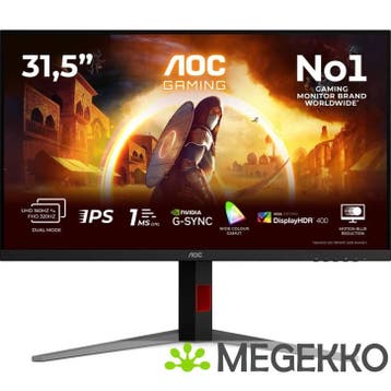 AOC G4 U32G4U 31.5  4K Ultra HD 160Hz / Full HD 320Hz Dual, Computers en Software, Monitoren, Verzenden, Nieuw, AOC