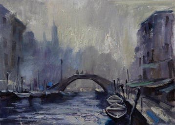 Bayaman Omurkulov (XXI) - Cloudy day, Antiek en Kunst