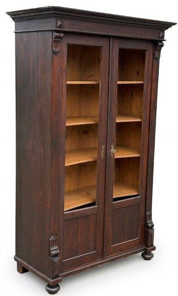 Vitrinekast / Servieskast / Boekenkast - Gründerzeit /