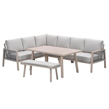 Garden Impressions San Capri lounge dining set 6-delig links, Verzenden, Nieuw