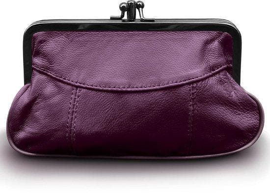 THL Design  Dames Knip Beurs Portemonnee Dames Echt Leer, Sieraden, Tassen en Uiterlijk, Portemonnees, Overige kleuren, Nieuw