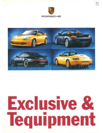 1999 PORSCHE EXCLUSIVE | TEQUIPMENT BROCHURE DUITS, Nieuw, Porsche, Author