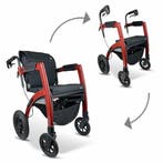 Rollz Motion Performance - rollator en rolstoel - Rood S, Diversen, Rollators, Ophalen of Verzenden, Nieuw