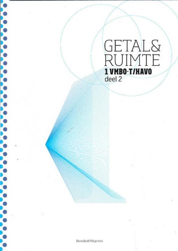 Getal en Ruimte 1 deel 2 10e editie VMBO-T/HAVO, Boeken, Verzenden, Nieuw
