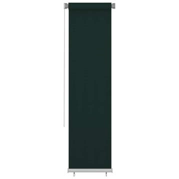 vidaXL Rolgordijn voor buiten 65(B)x230(H) cm HDPE, Verzenden, Nieuw, Groen