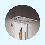 Gutta deurluifel getoogd LED 150x90x25 cm edelstaal-optiek, Verzenden, Nieuw, Overige typen
