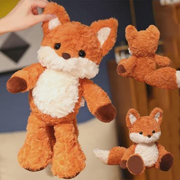 Schattig Pluche Vos Speelgoed - Zacht Knuffel Vos - Verkrijg, Verzenden, Nieuw