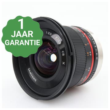 10% korting | Samyang 12mm f/2 NCS CS Fujifilm X, Audio, Tv en Foto, Verzenden, Gebruikt
