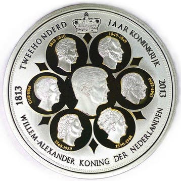 Nederland. Medal 2013 200 Years of the Kingdom (Zonder