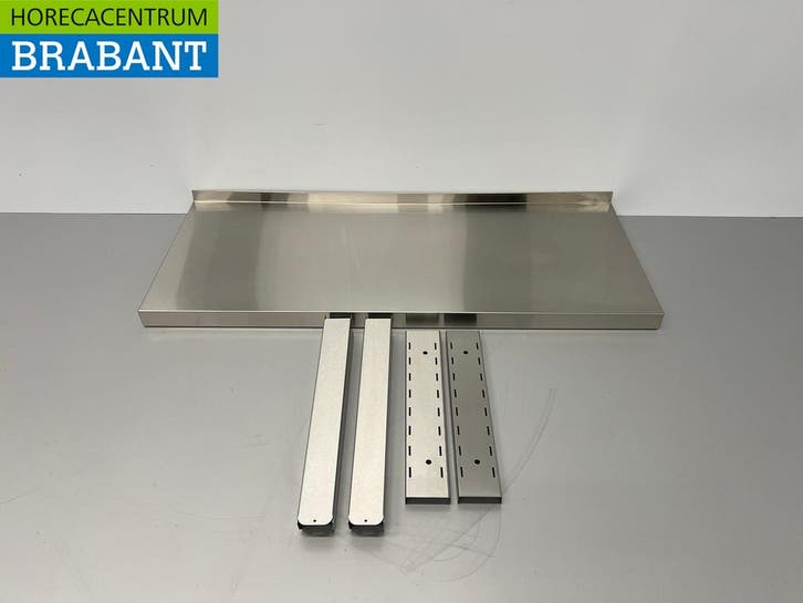 HCB RVS Wandschap schap 100 x 40 cm Horeca, Zakelijke goederen, Horeca | Keukenapparatuur, Nieuw in verpakking, Ophalen of Verzenden
