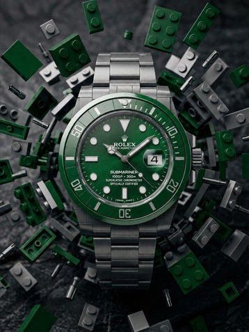 Naro - Canvas [XL] - Rolex Daytona The Emerald Vanguard, Nieuw