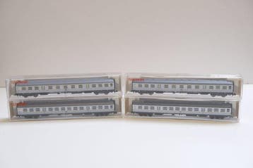 Fleischmann N - 8121, 8142K, 8149K - Treinset (4) - Vier, Nieuw