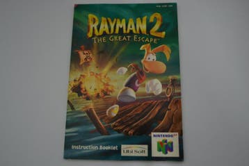Rayman 2 - The Great Escape (N64 EUR MANUAL), Verzenden, Zo goed als nieuw