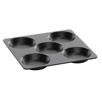 AMT Gastroguss 5-vaks bakplaat – Handgegoten aluminium –, Ophalen of Verzenden, Nieuw, Aluminium