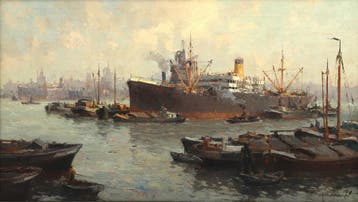 Gerard Delfgaauw (1882-1947), Bedrijvigheid in de haven
