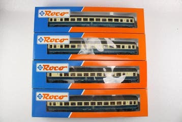 Roco H0 - 44301 - Modeltrein personenwagen (4) - 2e klas, Nieuw