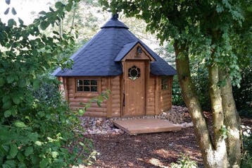 Finse Kota Grillhuis | Tuinhuis | Scandinavische BBQ Hut, 3 ramen of meer, 250 tot 500 cm, Blokhut, Nieuw