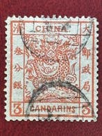 China - 1878-1949 1878 - Postzegel uit China: grote draak,, Postzegels en Munten, Gestempeld