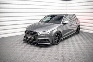 Maxton Front Flaps Audi S3 / A3 S-Line Sportback 8V Facelift, Verzenden