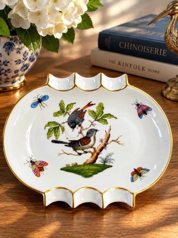Herend - Bord - Rothschild Bird - Porselein