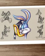 Joan Vizcarra Giclée - Daffy Duck vs Bugs Bunny –, Cd's en Dvd's, Nieuw in verpakking