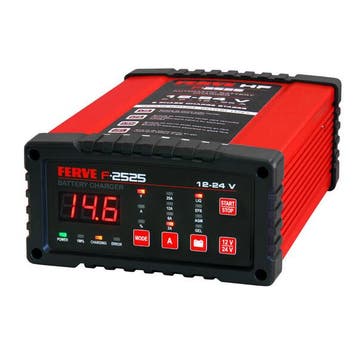 Ferve F-2525 Automatic Battery Charger | 12V/24V 2-25A, Ophalen of Verzenden, Nieuw