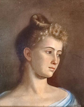 Italiaanse school (XIX) - Ritratto di ragazza
