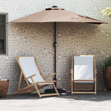 vidaXL Tuinparasol 294 x 150 x 224 cm Polyester en staal, Verzenden, Nieuw, 1 tot 2 meter