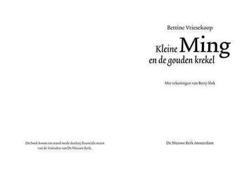 Kleine Ming en de gouden krekel, Boeken, Ophalen of Verzenden, Nieuw