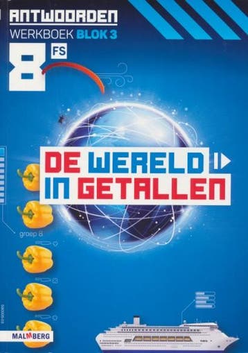 De wereld in Getallen versie 5 Antwoorden Blok 3 groep 8 FS, Boeken, Verzenden, Nieuw