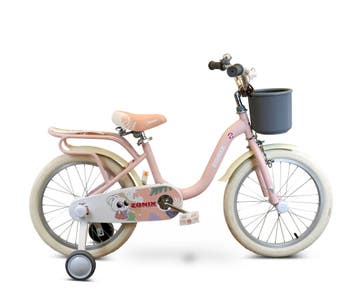 Zonix Meisjesfiets 18 Inch Licht Pastelroze  Kinderfiets Met, Fietsen en Brommers, Ophalen of Verzenden, Nieuw, 18 inch, Zonix