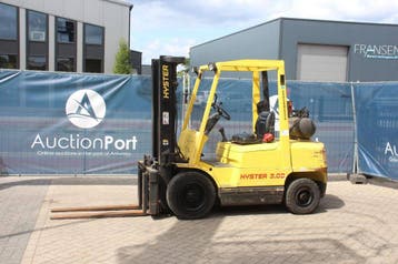 Veiling: Heftruck Hyster H3.00XM LPG 2500kg 1997, Heftruck, Hyster, 2000 tot 3000 kg, Ophalen