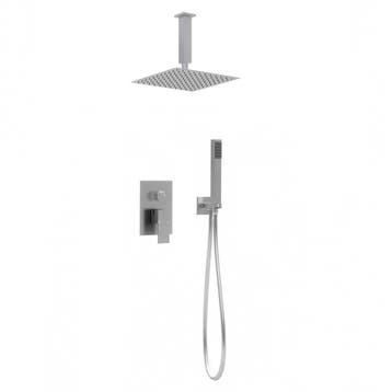 Vierkant Inbouw regendouche met plafond arm 25cm douchekop, Verzenden, Nieuw