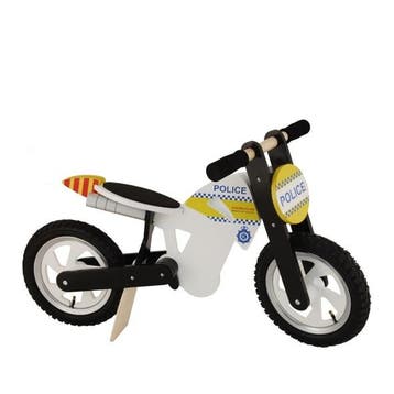 KiddiMoto Loopfiets Crossmotor Politie (Kinderen), Ophalen of Verzenden, Nieuw