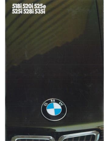 1985 BMW 5 SERIE BROCHURE FRANS, Nieuw, BMW, Author