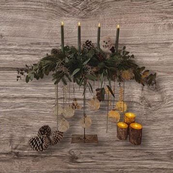 Metalen frame bloemstukhouder hoge standaard met plaat, Hobby en Vrije tijd, Knutselen, Ophalen of Verzenden, Nieuw