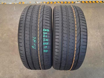 265/40/21 101Y NO PIRELLI ZOMERBANDEN 6,5MM PROFIEL 2X, Ophalen, Gebruikt, 265 mm, 21 inch