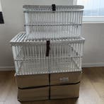 Riverdale Set van 2 manden | Wit | 75 cm en 65 cm, Huis en Inrichting, Mand, Nieuw, Ophalen of Verzenden, Rechthoekig