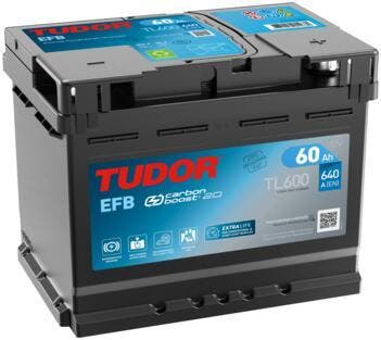 Tudor EFB accu | TL600 | 12V 60Ah, Ophalen of Verzenden, Nieuw
