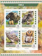 Salomon Islands - 2016 - Uilen - Postfris, Verzenden, Postfris, Dier of Natuur