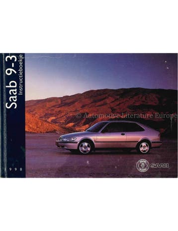 1998 SAAB 9.3 INSTRUCTIEBOEKJE NEDERLANDS, Auto diversen