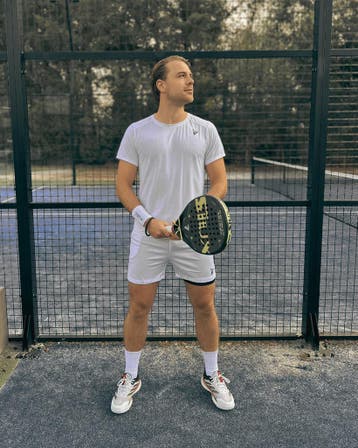 Stryda Club Iconic Padel T-shirt - Wit | Heren, Verzenden, Nieuw, Padelkleding