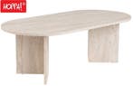 Hoppa! ASHOP-STO-1103TT Salontafel Travertijn van 69 voor 19, Overige materialen, 100 tot 150 cm, Nieuw, Minder dan 50 cm